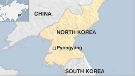 North Korea to issue verdict on US citizen - BBC News - Mega North Korea map
