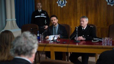 Richard Harrington filming Hinterland
