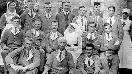 Nurses and patients from Shepreth hospital