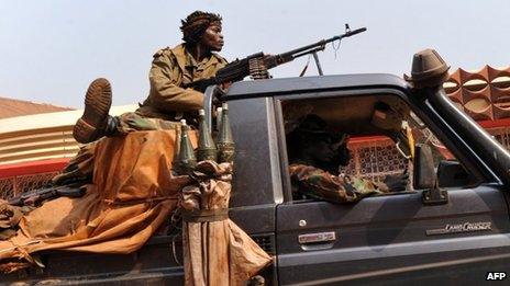 CAR soldier in Bangui