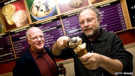 Ben and Jerry of Ben and Jerry's ice cream