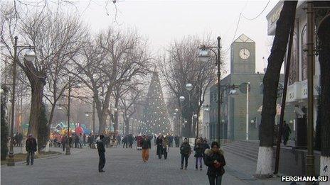 Christmas tree in Tashkent