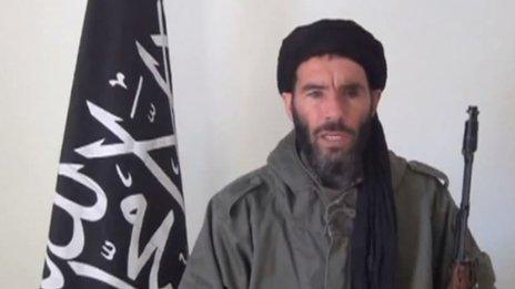 Mokhtar Belmokhtar in a screen capture from an undated video distributed by the Belmokhtar Brigade (16 January 2013)