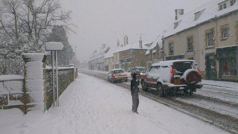 Snow in Corsham