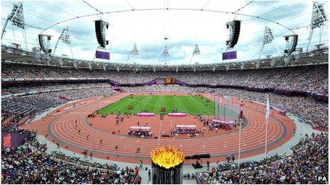 Olympic Stadium in London