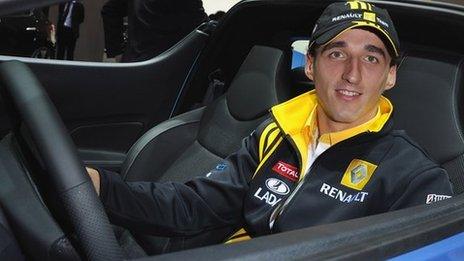 Robert Kubica before his rally crash