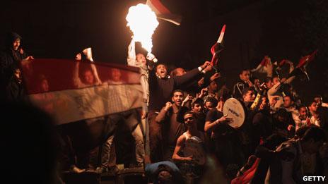 Election celebrations in Egypt