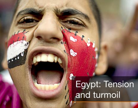Egyptian protester
