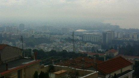 Smog over Thessaloniki