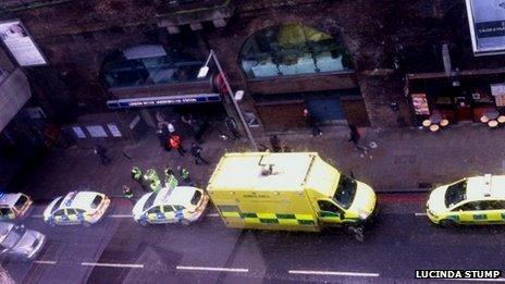 Emergency services at London Bridge