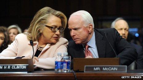 With John McCain in Jan 2013