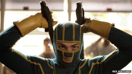 Scene from the film Kick-Ass