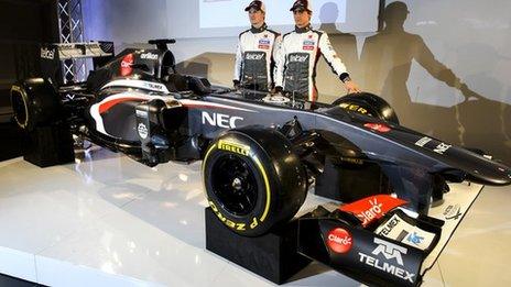 Sauber's 2013 F1 car