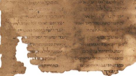 Fragment of the Hebrew of the book of Ben Sira