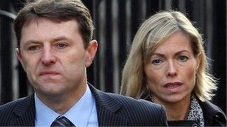 Kate and Gerry McCann arrive at the High Court in London to give evidence to the Leveson Inquiry into press standards