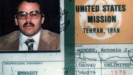 Tony Mendez' US embassy ID badge
