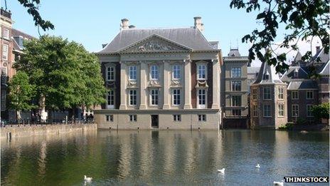 Mauritshaus in The Hague, where Elizabeth spent years in exile