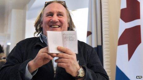 Gerard Depardieu Registered As Russian Resident Bbc News