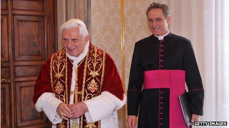 Pope and Archbishop Georg Ganswein