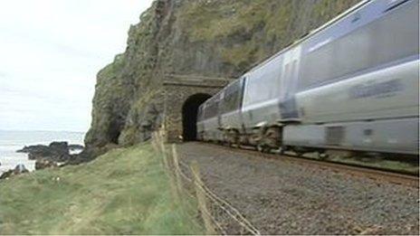 Tunnel on Derry to Coleraine line