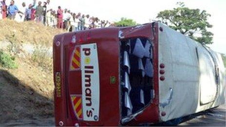 Mombasa coach crash