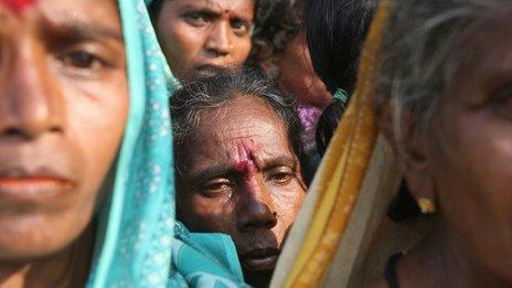 Low-caste - dalit or the oppressed - Hindu women