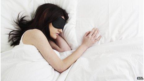 Picture of woman sleeping