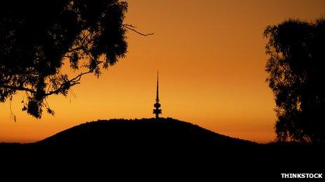 Black Mountain in Canberra