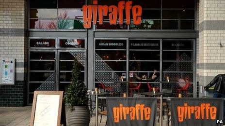 Giraffe restaurant