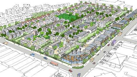 Bessemer Road fruit market site could become housing site - BBC News