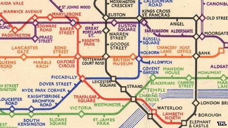 1933 underground map