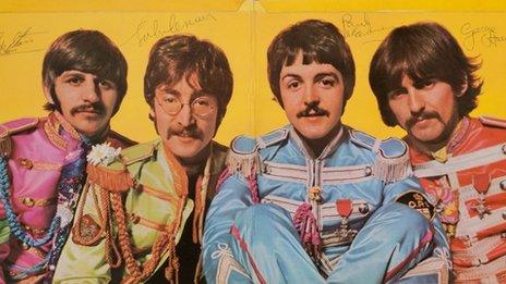 The Beatles' Sgt. Pepper's Lonely Hearts Club Band album cover
