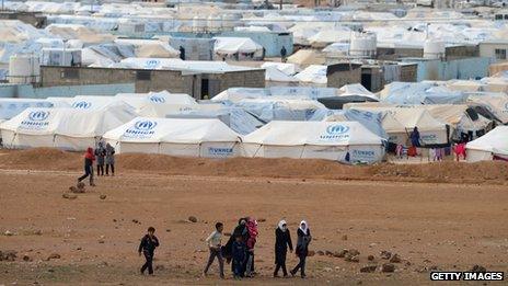 Zaatari refugee camp (30 January 2013)