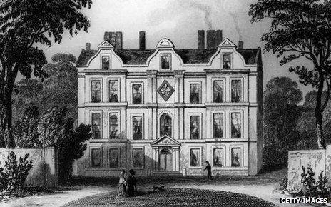 Old Kew Palace in c. 1750