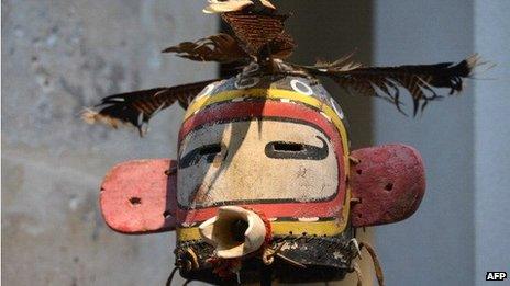 The Heaume Korosto sacred mask