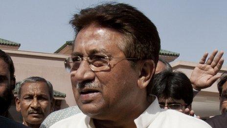 Pervez Musharraf in Islamabad on 15 April 2013
