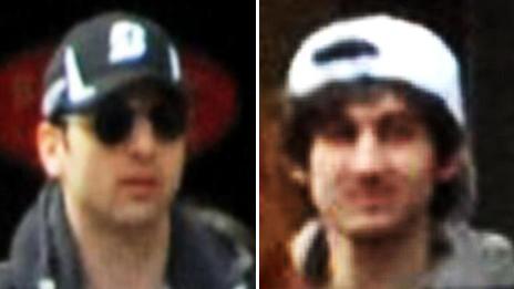FBI photos of two suspects in bombing case