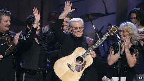 George Jones' 75th birthday concert at the Grand Ole Opry House in 2006