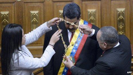 Nicolas Maduro on 19 April 2013