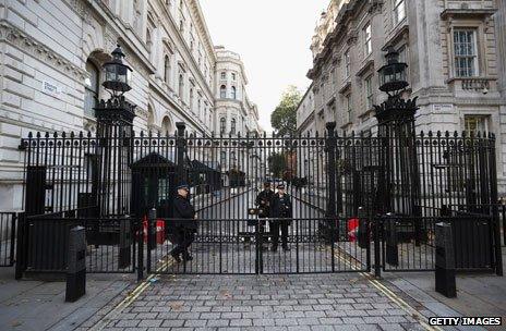 Downing Street gates