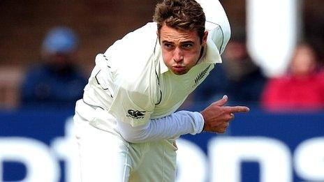 New Zealand fast bowler Tim Southee