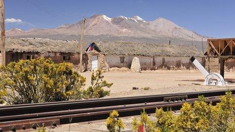 A deserted station along the Arica-La Paz railway (file photo)