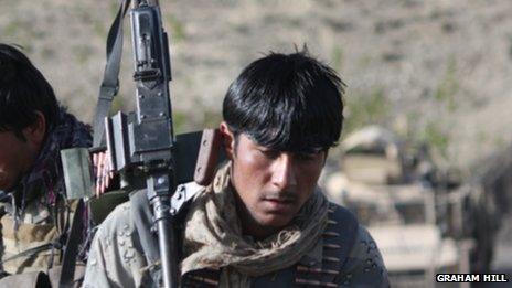 Afghan National Army soldier
