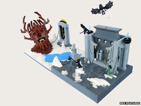 Dante's inferno recreated in Lego