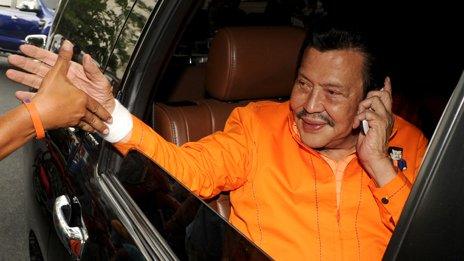 joseph estrada after victory in Manila