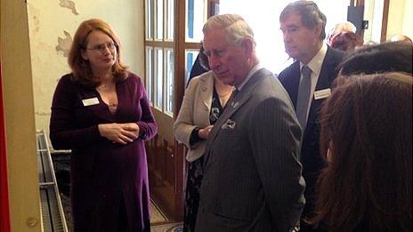 Prince Charles at Wedgwood Institute