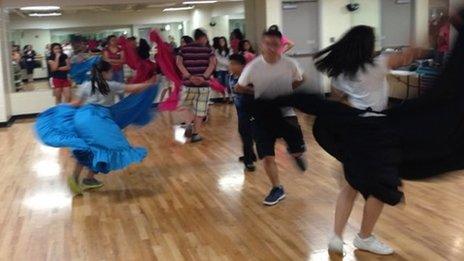 Dancing class in Arkansas