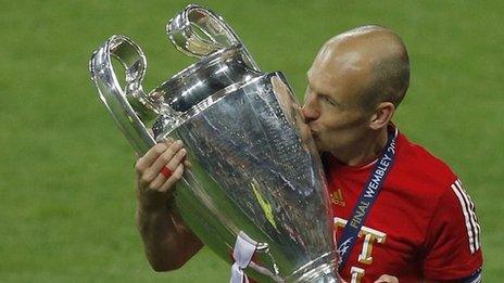 Bayern Munich matchwinner Arjen Robben