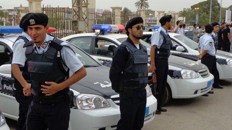 Police in Benghazi