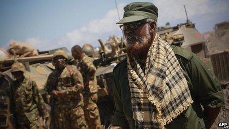 Ahmed Madobe, a self-declared leader of Jubaland, pictured in October 2012